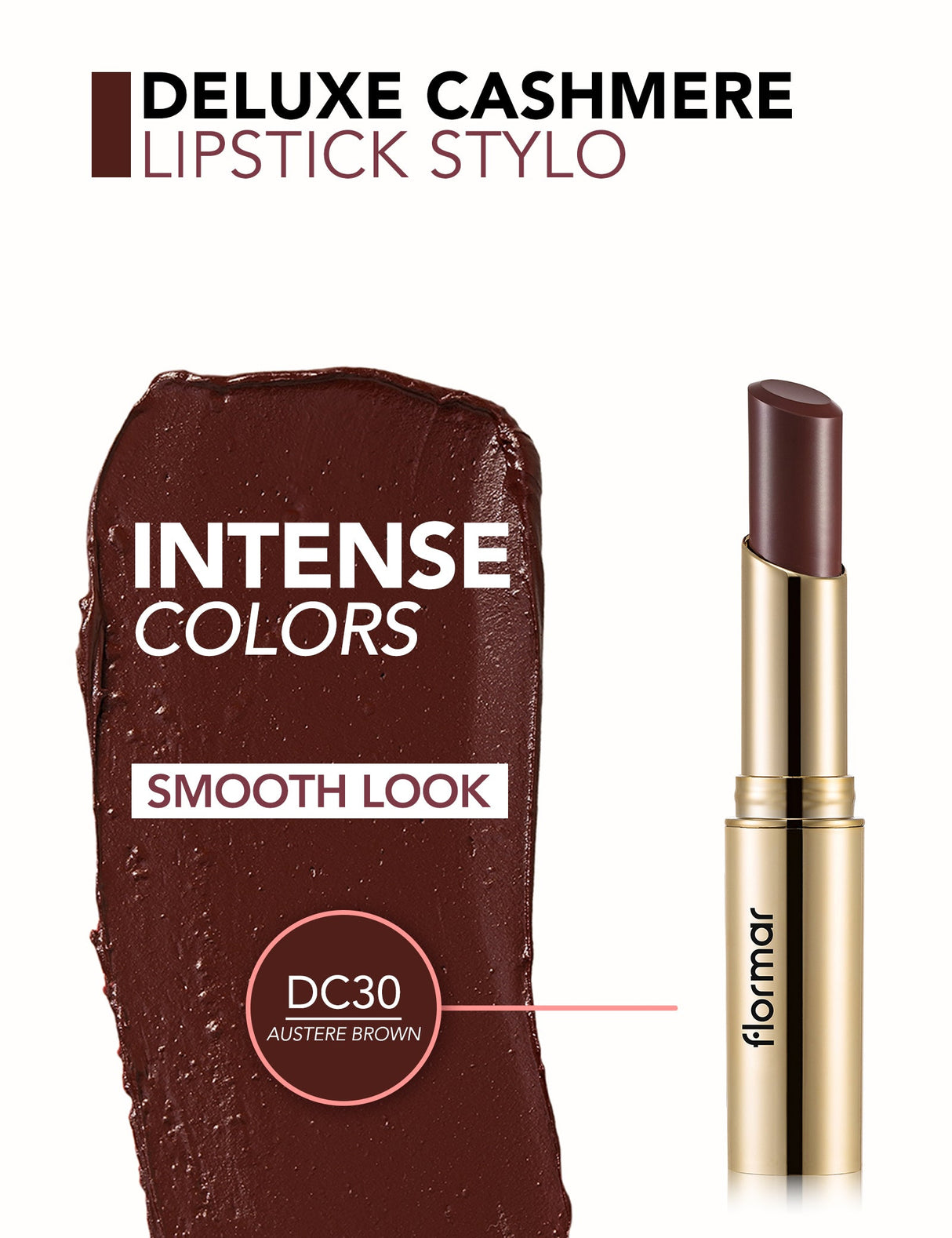 Flormar Deluxe Cashmere Stylo Lipstick