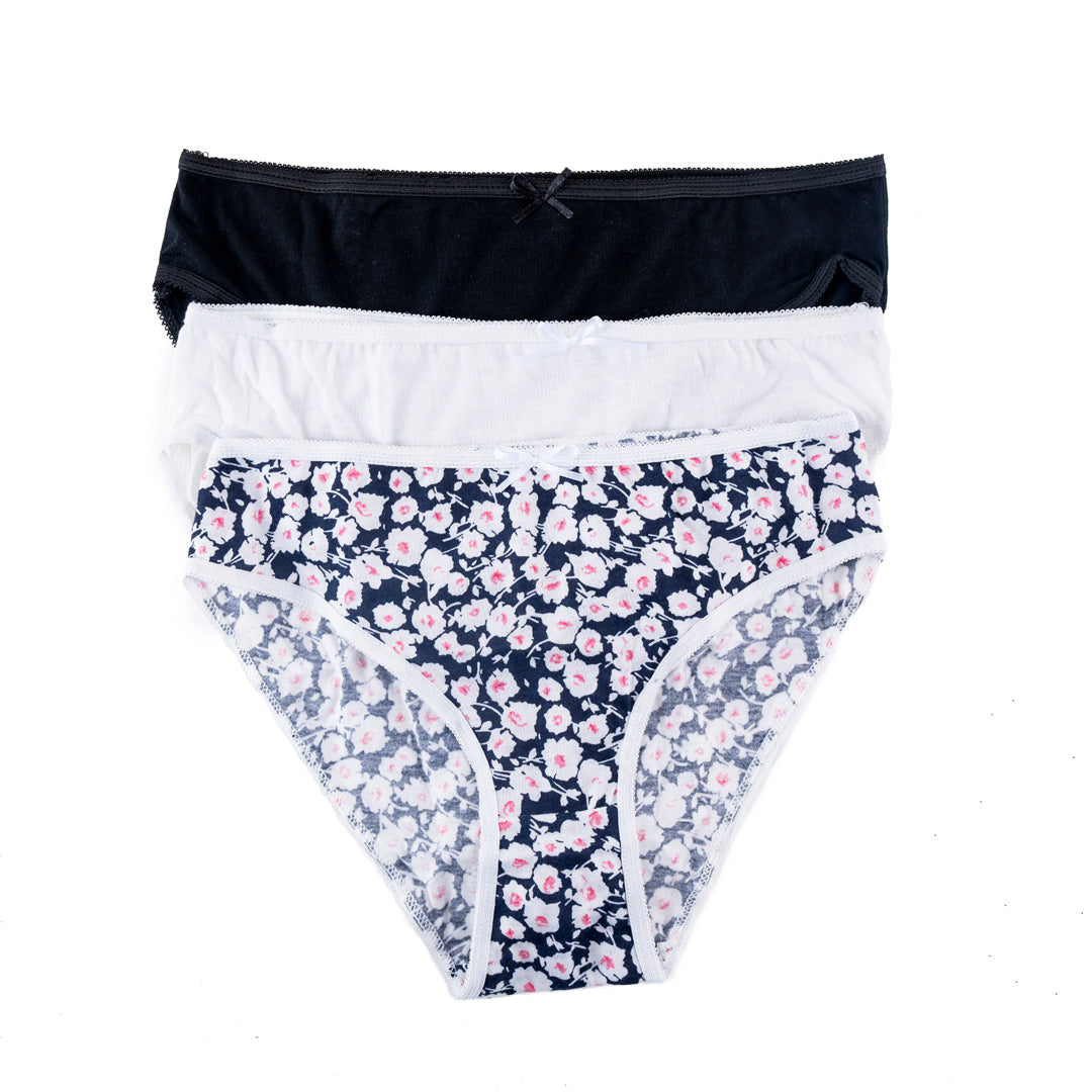 Belleza LingerieHigh Leg Panty PS-02 (Pack of 3)