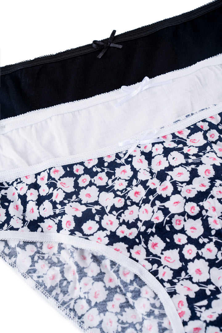 Belleza LingerieHigh Leg Panty PS-02 (Pack of 3)