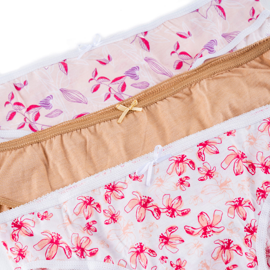 Belleza LingerieHigh Leg Panty PS-05 (Pack of 3)