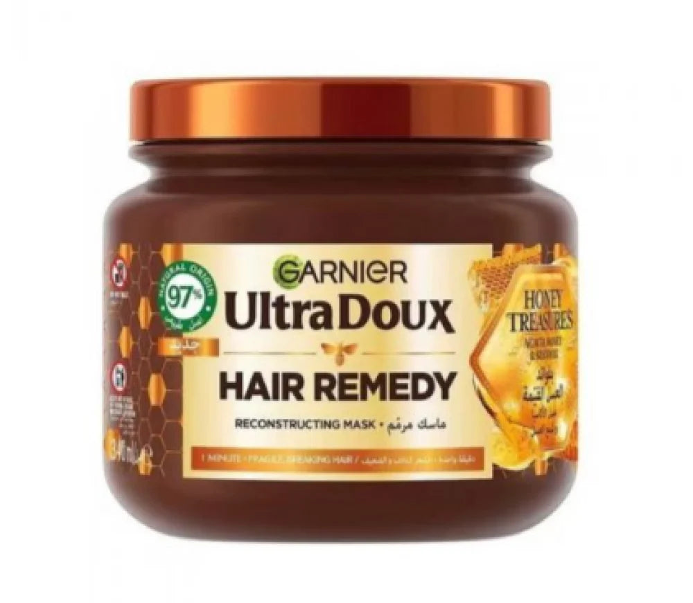 GARNIER ULTRA DOUX HONEY REPAIRING HAIR MASK 340ML