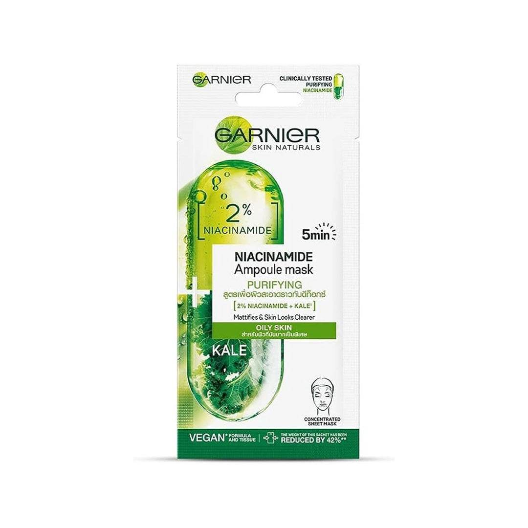 Garnier Niacinamide X Kale 5 Min Tissue Mask 15g