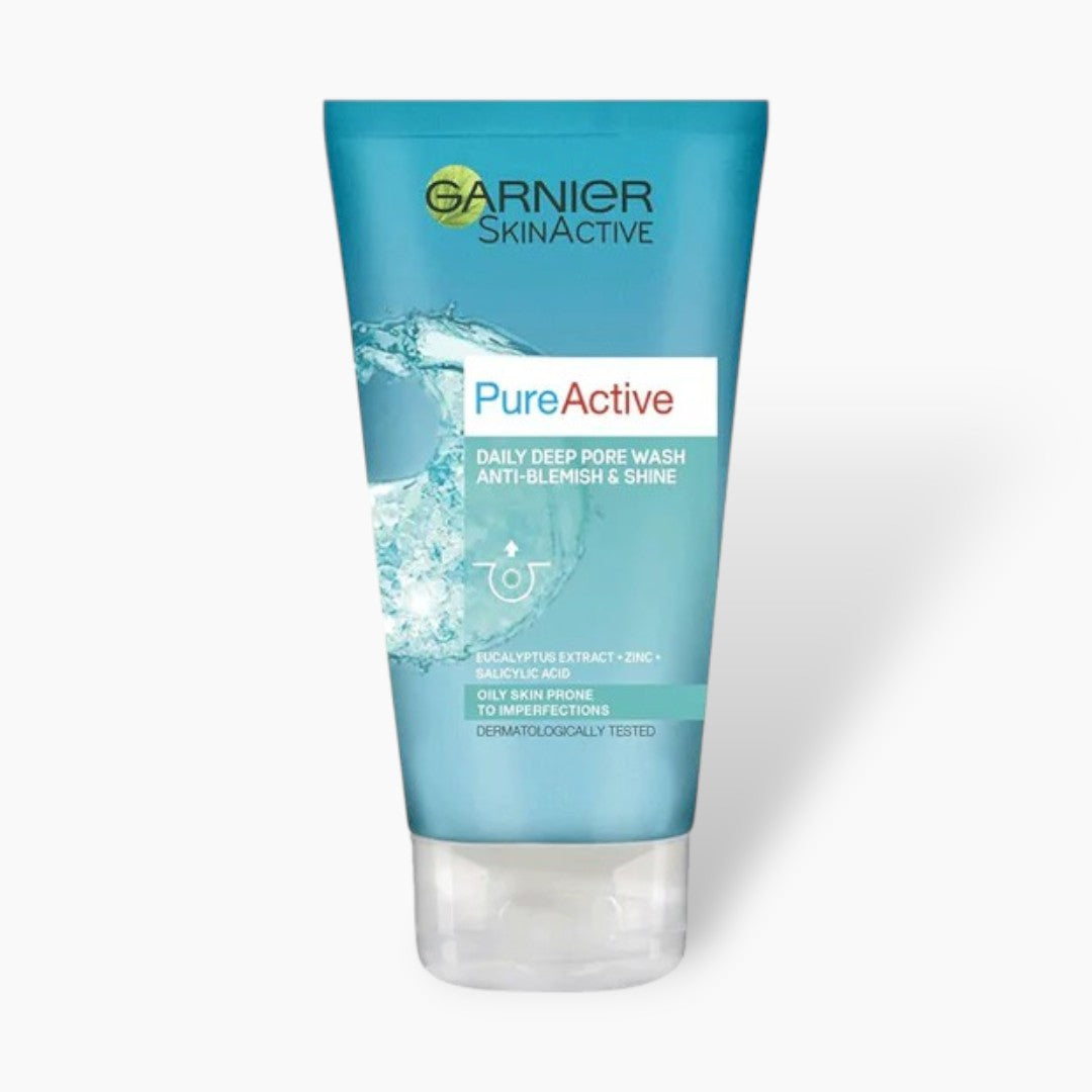 Garnier Pure Active Anti Blemish Deep Pore Face Wash 150ml