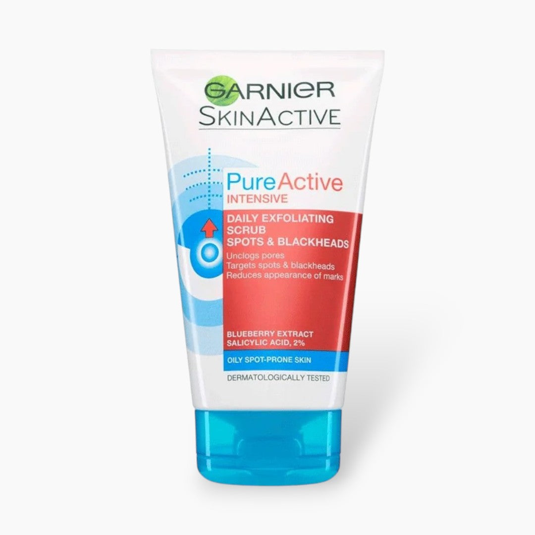 Garnier Pure Active Exfoliating Spots Face Scrub 150ml