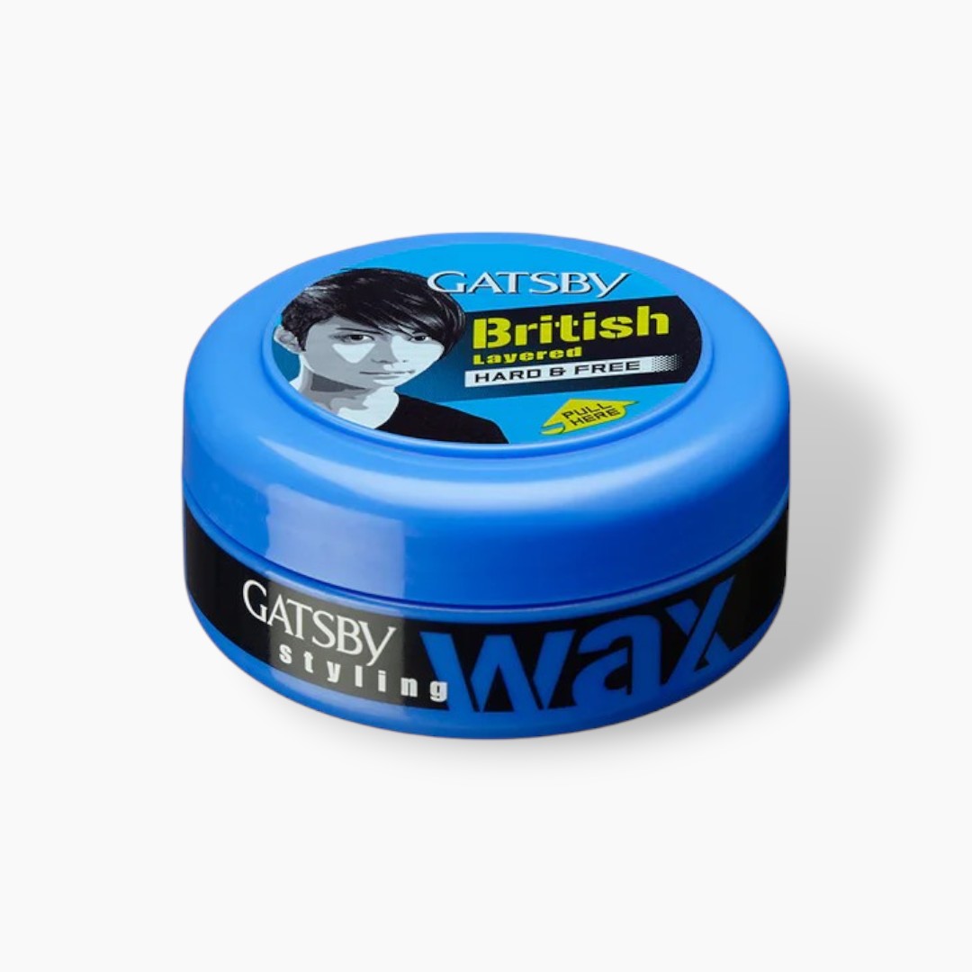Gatsby Hard & Free Styling Blue Hair Wax 75g