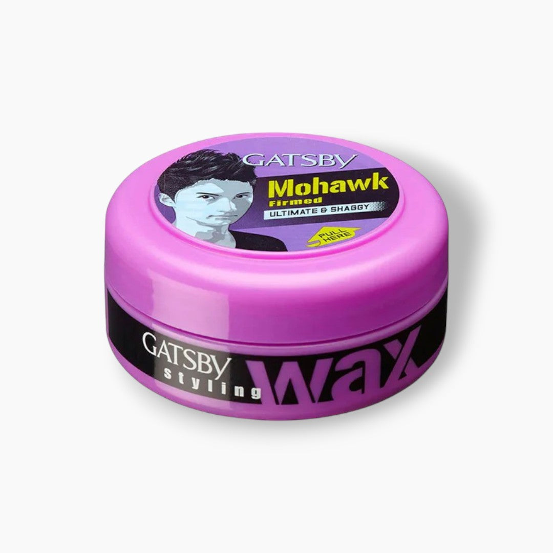 Gatsby Ultimate & Shaggy Styling Pink Hair Wax 75g