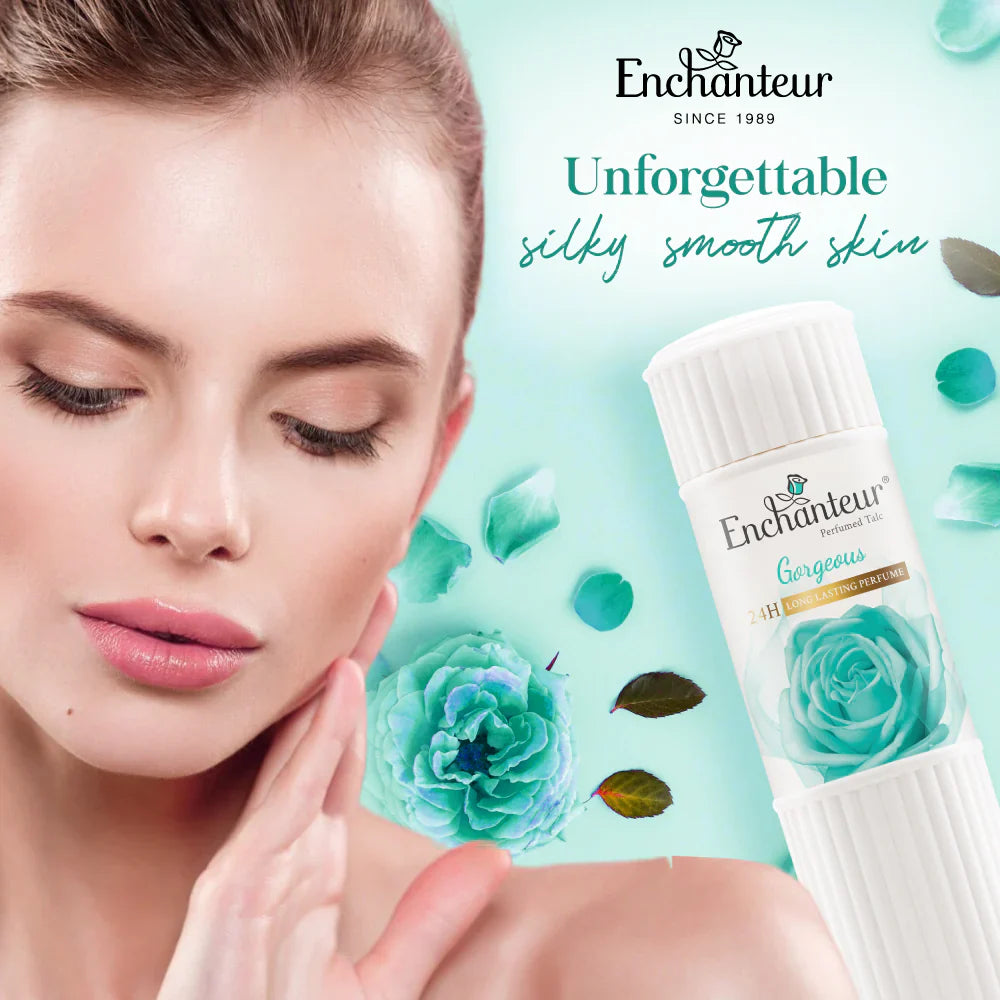 Enchanteur Gorgeous Perfumed Talcum Powder 250g