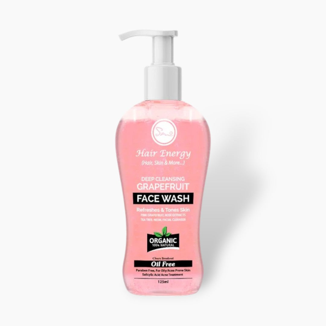 Hair Energy Deep Cleansing grapefruit Face Wash 125ml