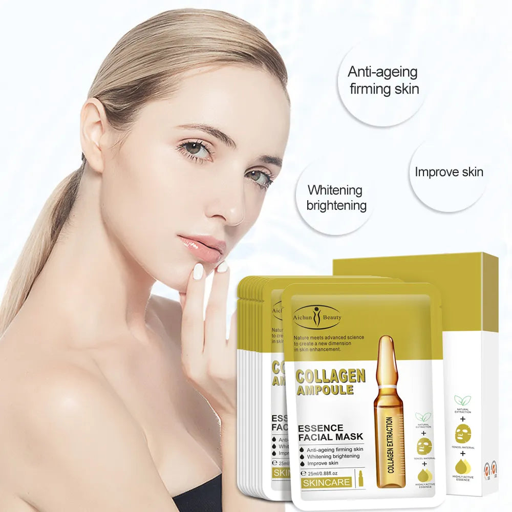 Aichun Beauty Collagen Ampoule Face Mask 1'S