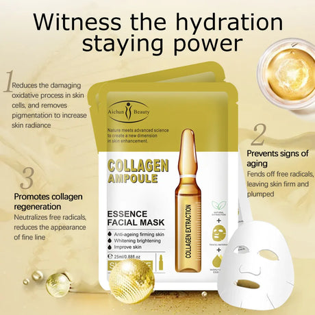 Aichun Beauty Collagen Ampoule Face Mask 1'S