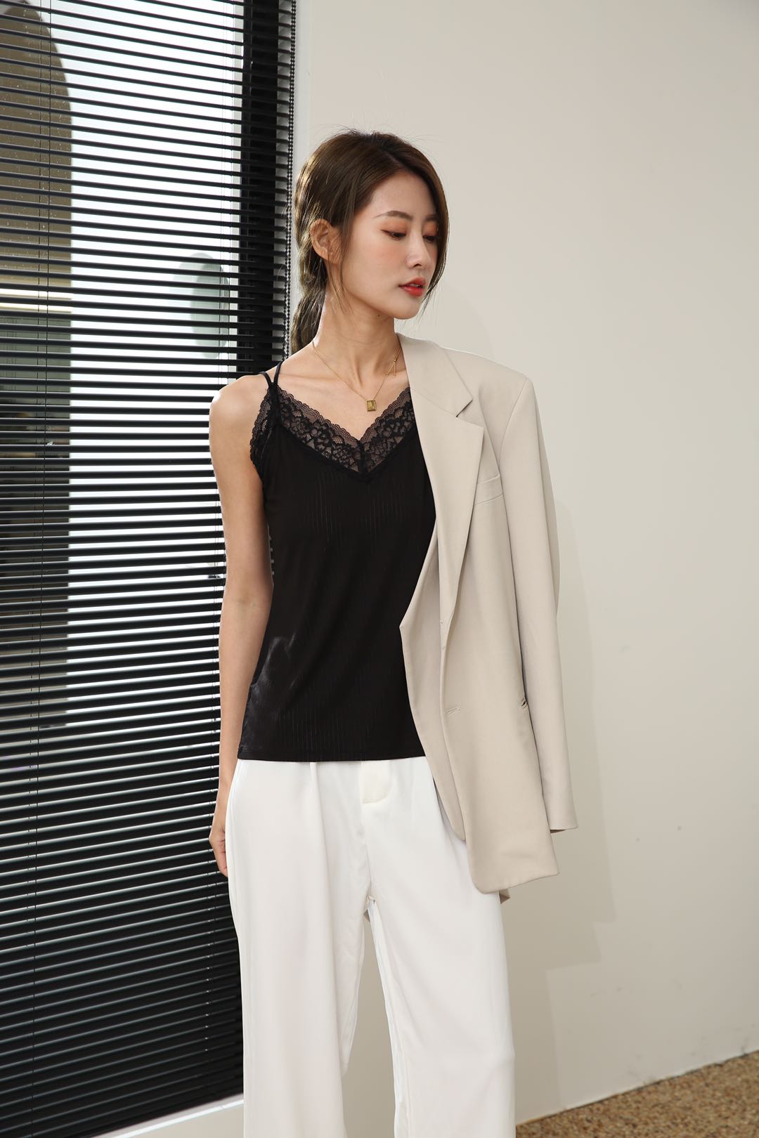 Lace Strap Camisole - 6024