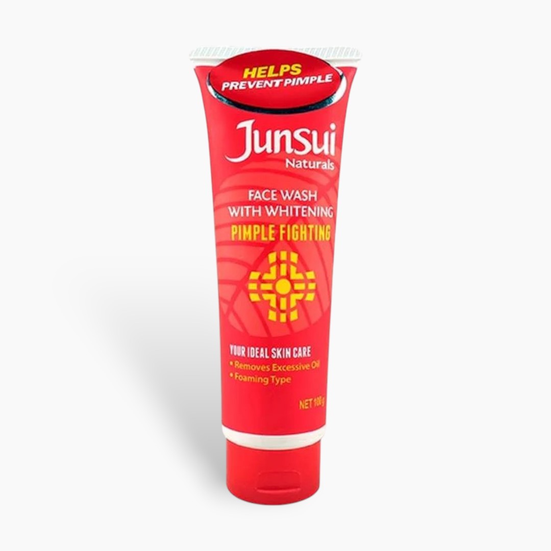 Junsui Natural Pimple Fighting Whitening Face Wash 100g