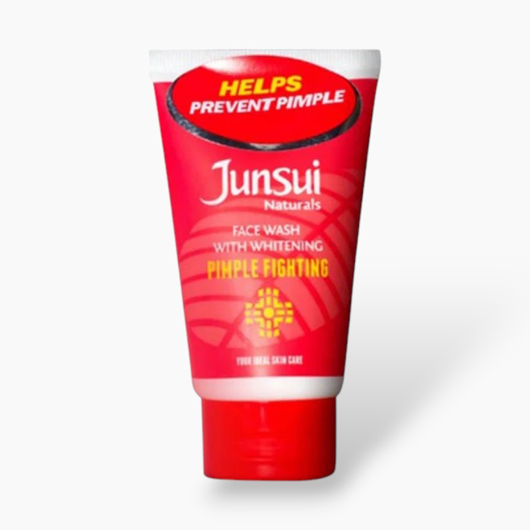 Junsui Natural Pimple Fighting Whitening Face Wash 50g