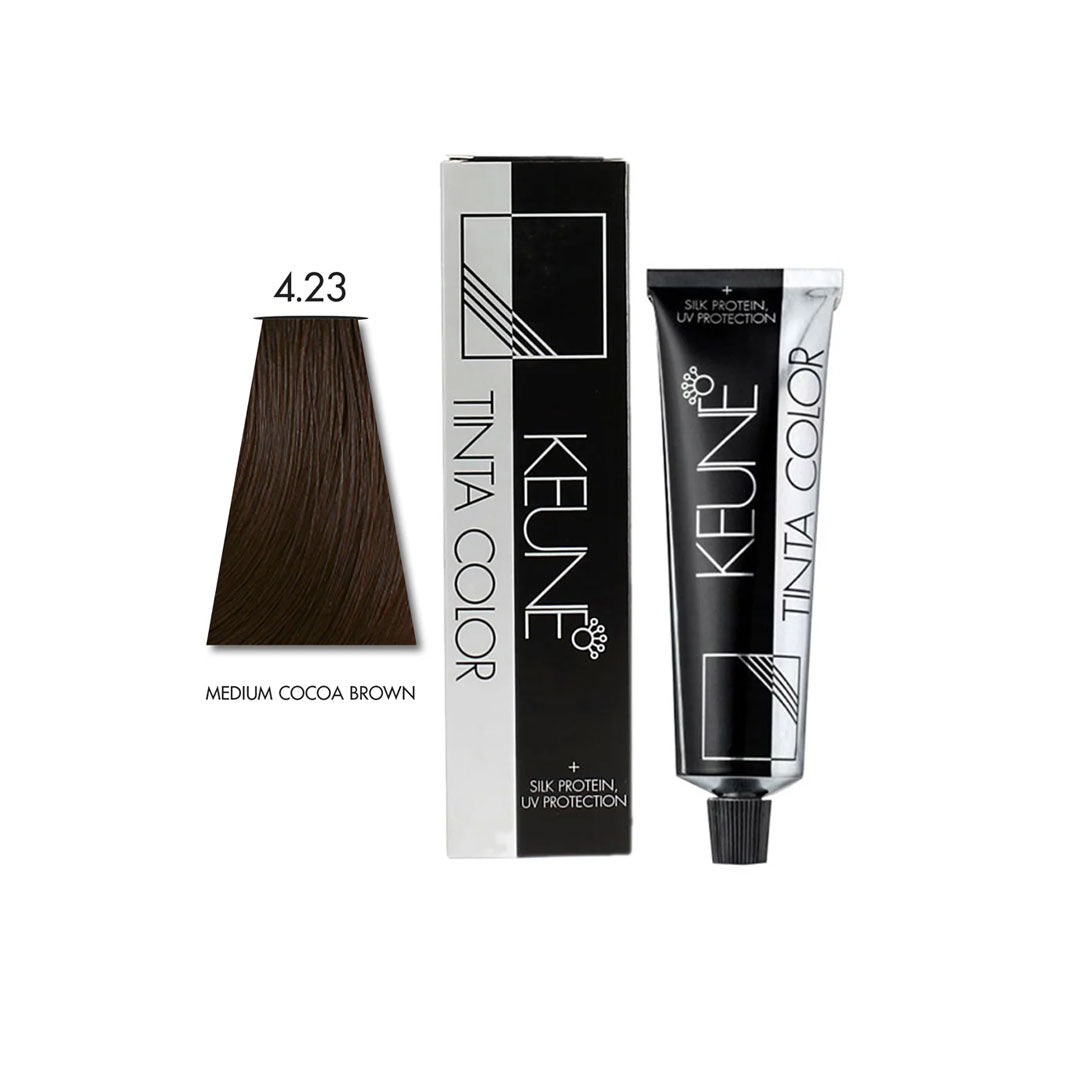 Keune Tinta Hair Color 60ml - 4.23 Medium Pearl Golden Brown