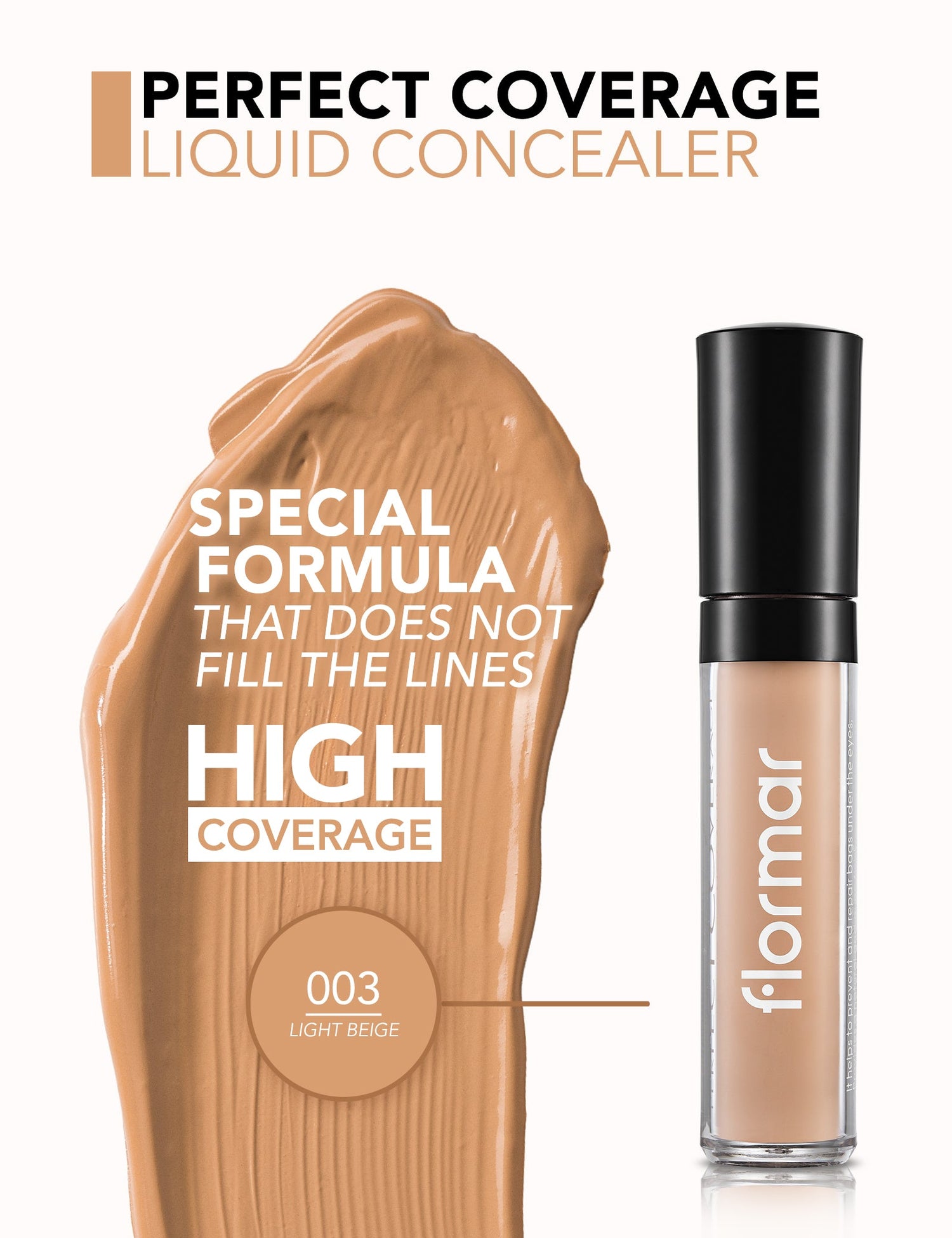 Flormar Perfect Coverage Liquid Concealer