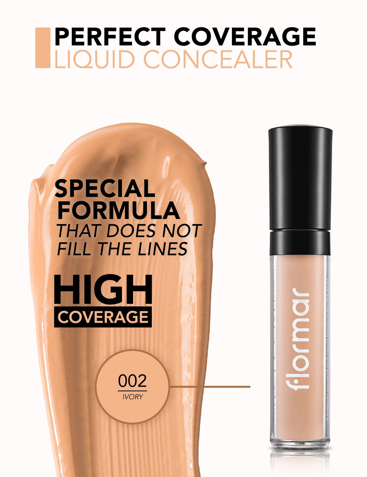 Flormar Perfect Coverage Liquid Concealer