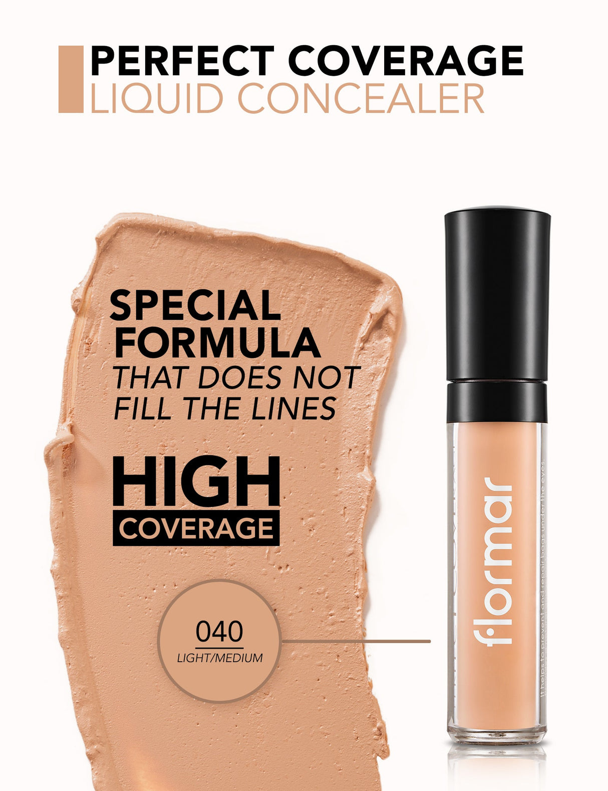 Flormar Perfect Coverage Liquid Concealer