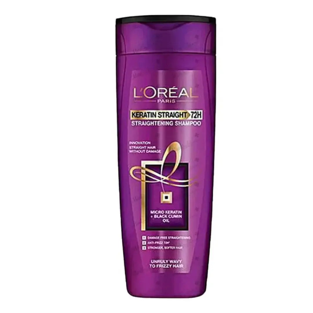 LP KERATIN STRAIGHT SHAMPOO 360ML (PAK)
