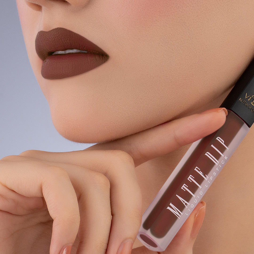 Vida Matte Dip Liquid Lipstick 4ml - 404 Moccha Frappe