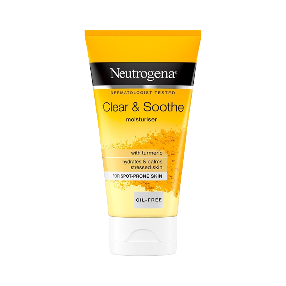 NEUTROGENA CLEAR & SOOTHE MOISTURISER WITH TURMERIC 75ML