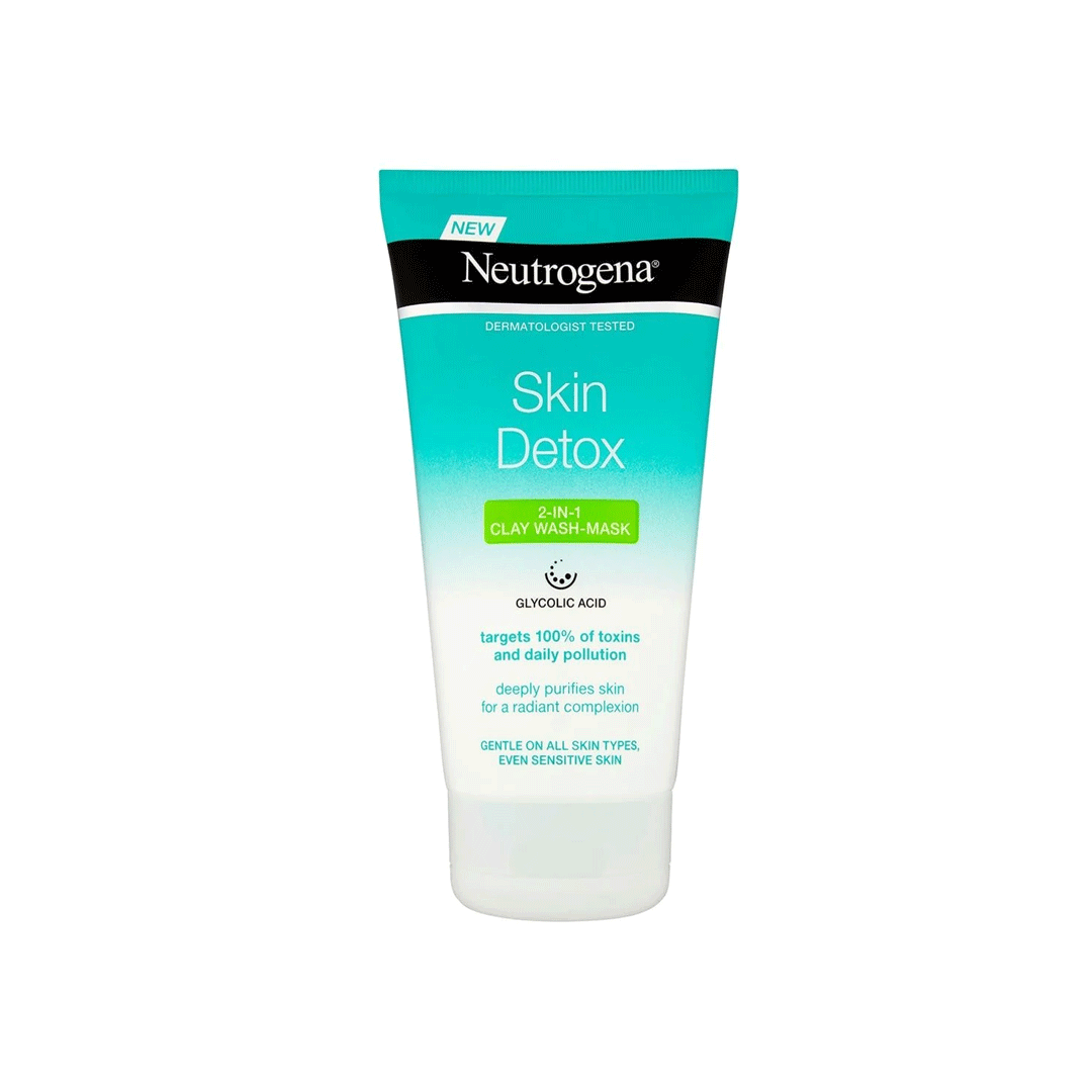 Neutrogena Daily Skin Detox Clay Mask Wash 150ml(Physically not available)