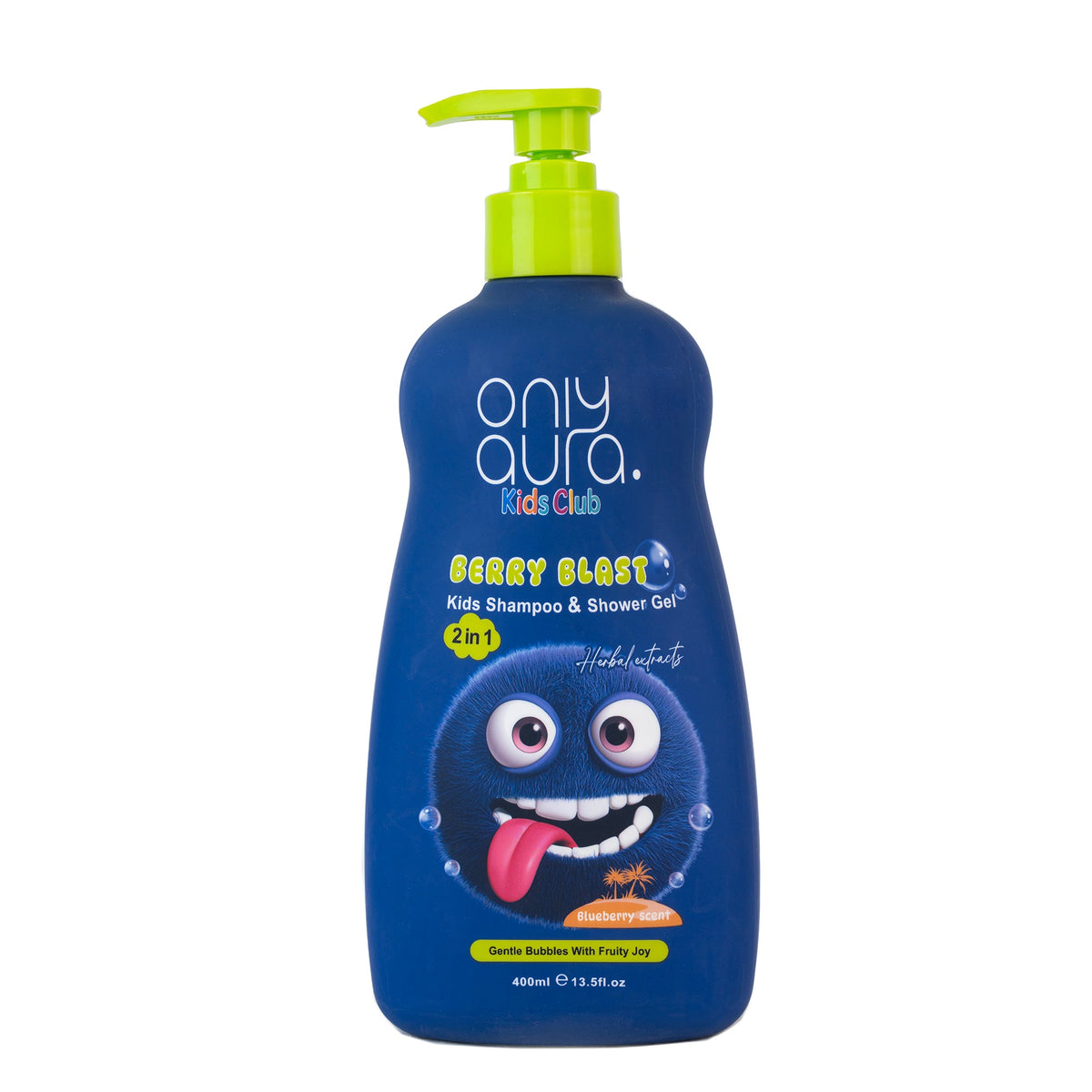 ONLYAURA BERRY BLAST KIDS 2IN1 SHAMPOO+SHOWERGEL 400ML