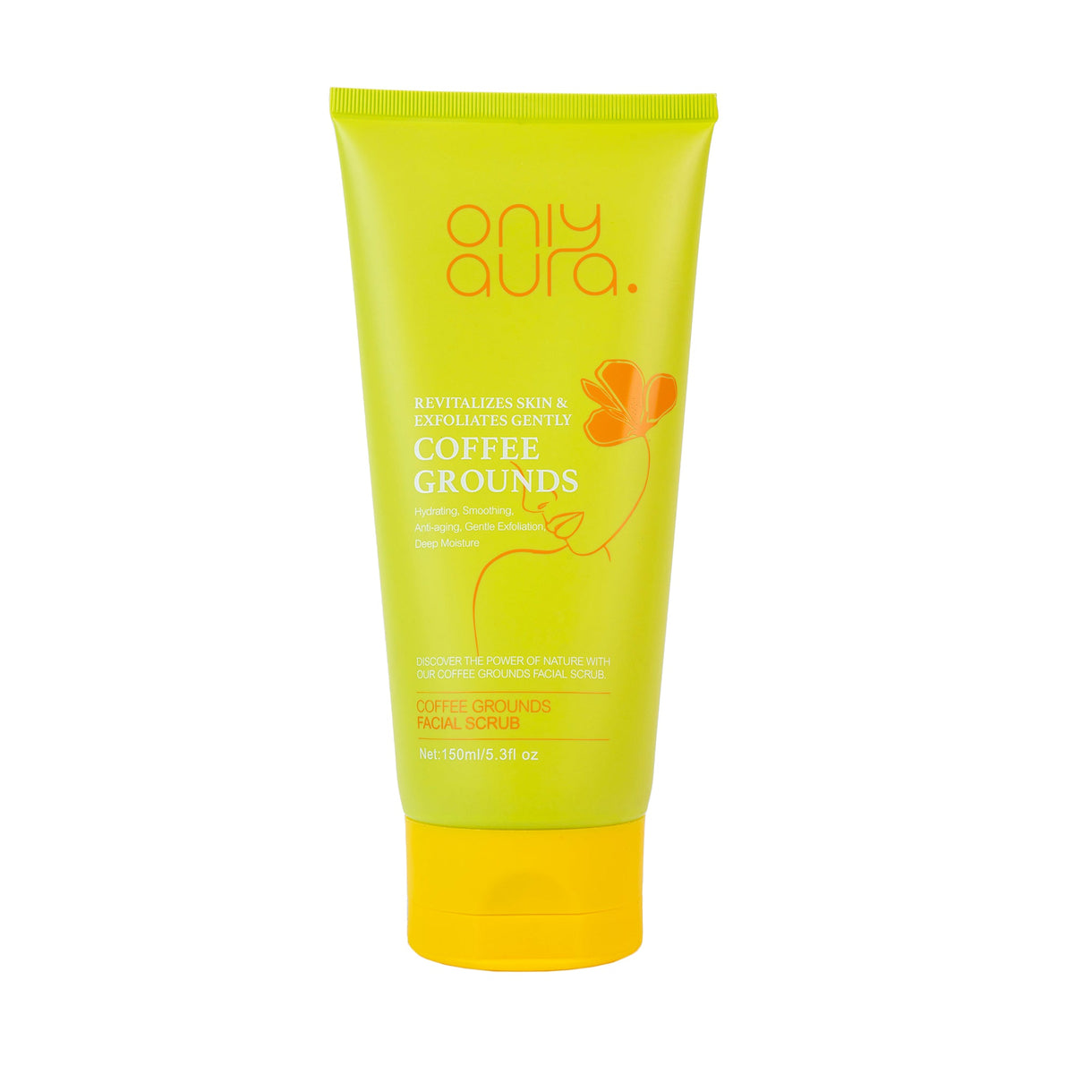 ONLYAURA COFFEE GROUNDS FACIAL SCRUB