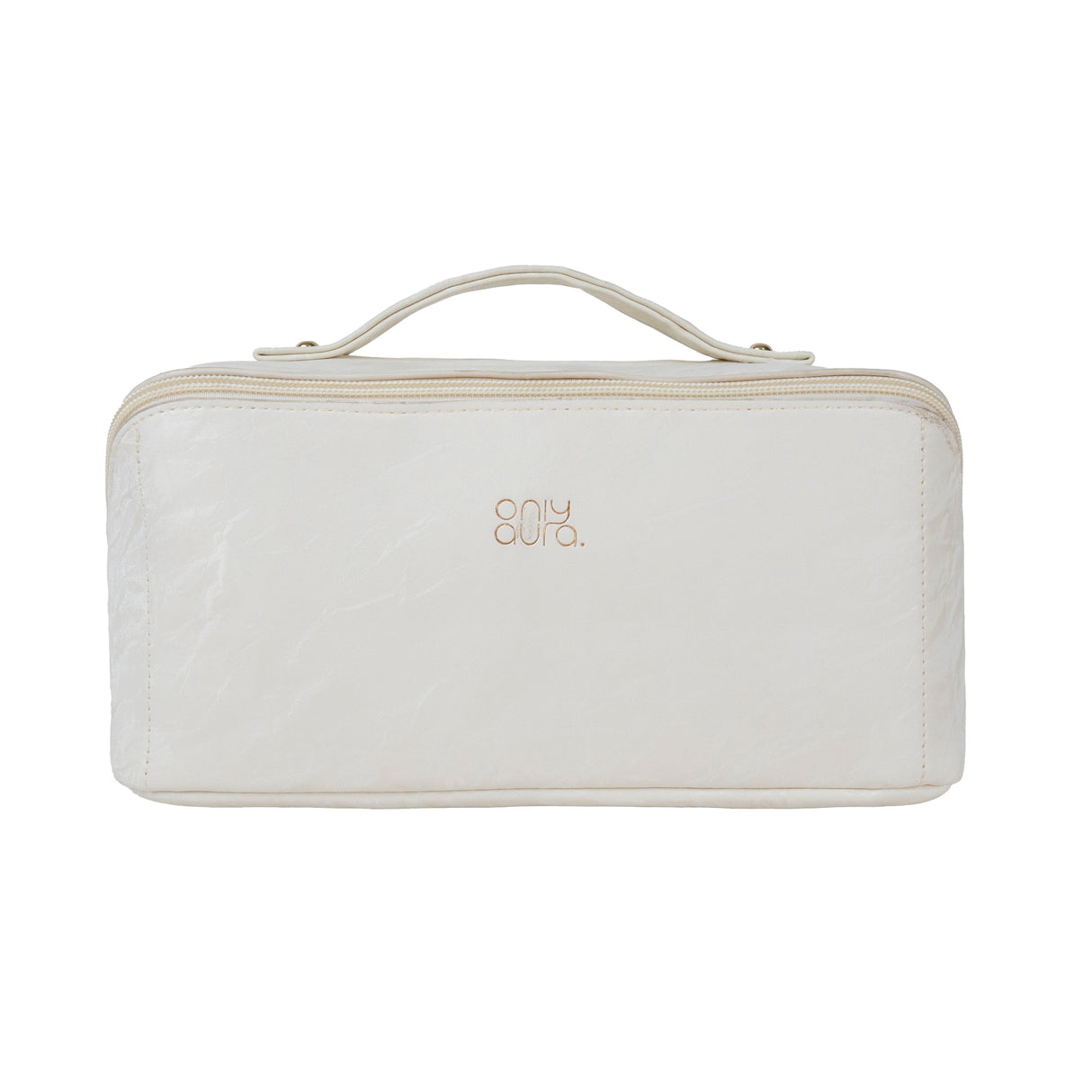 ONLYAURA COSMETIC BAG 5042-367# OFF.WHITE PU MATERIAL