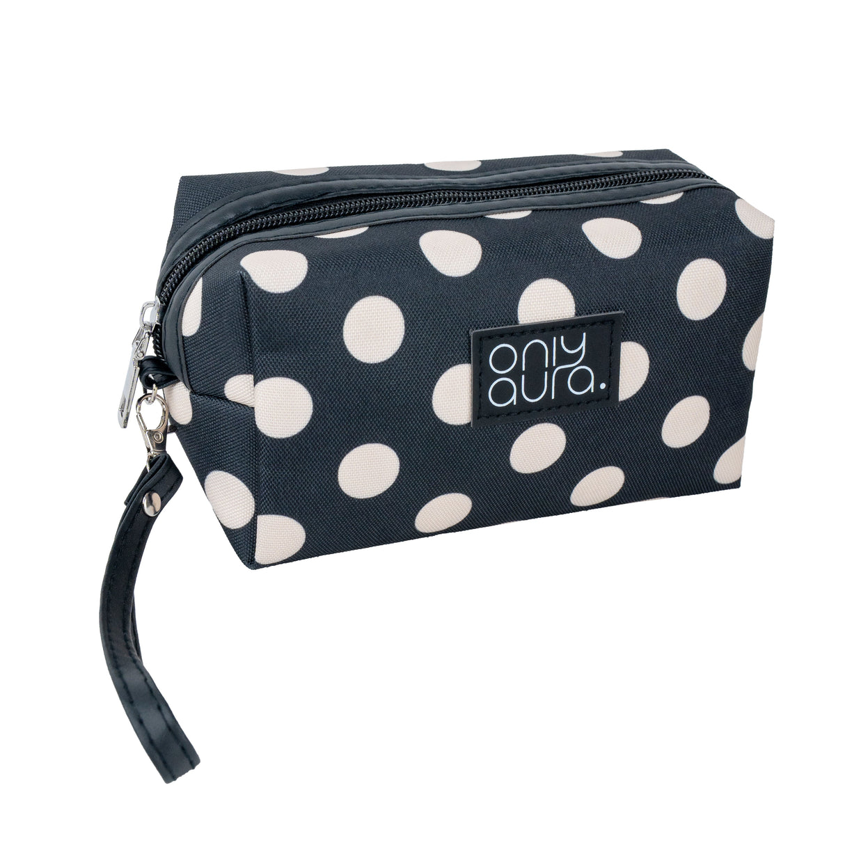 ONLYAURA COSMETIC BAG YA2610# BLACK CLOTH MATERIAL