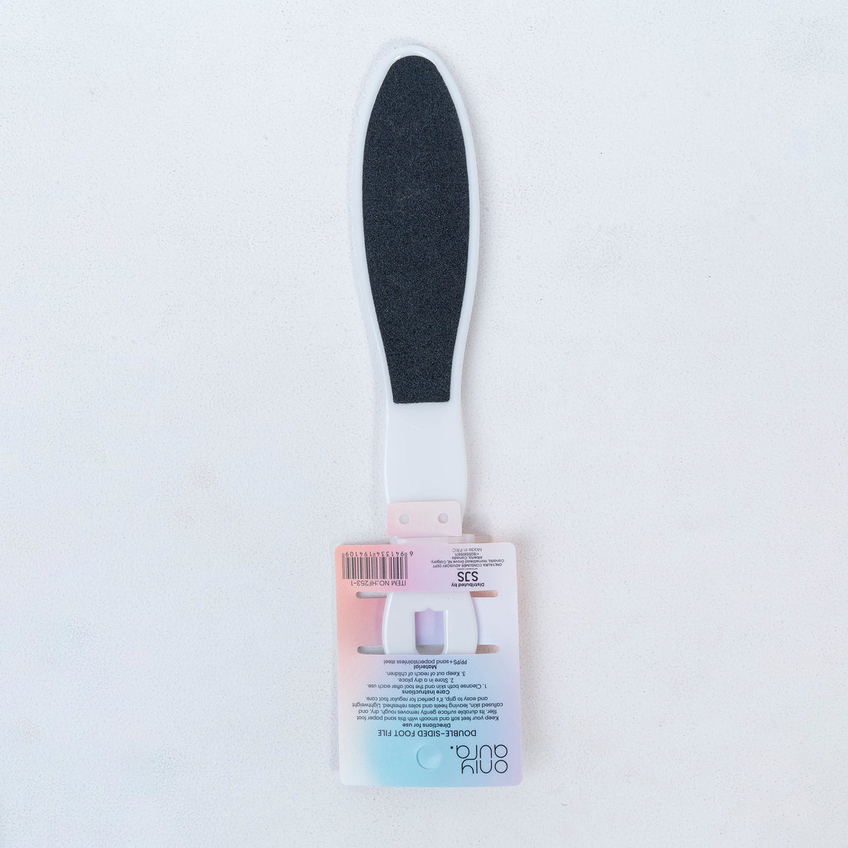 ONLYAURA PLASTIC FOOT FILE 1PC