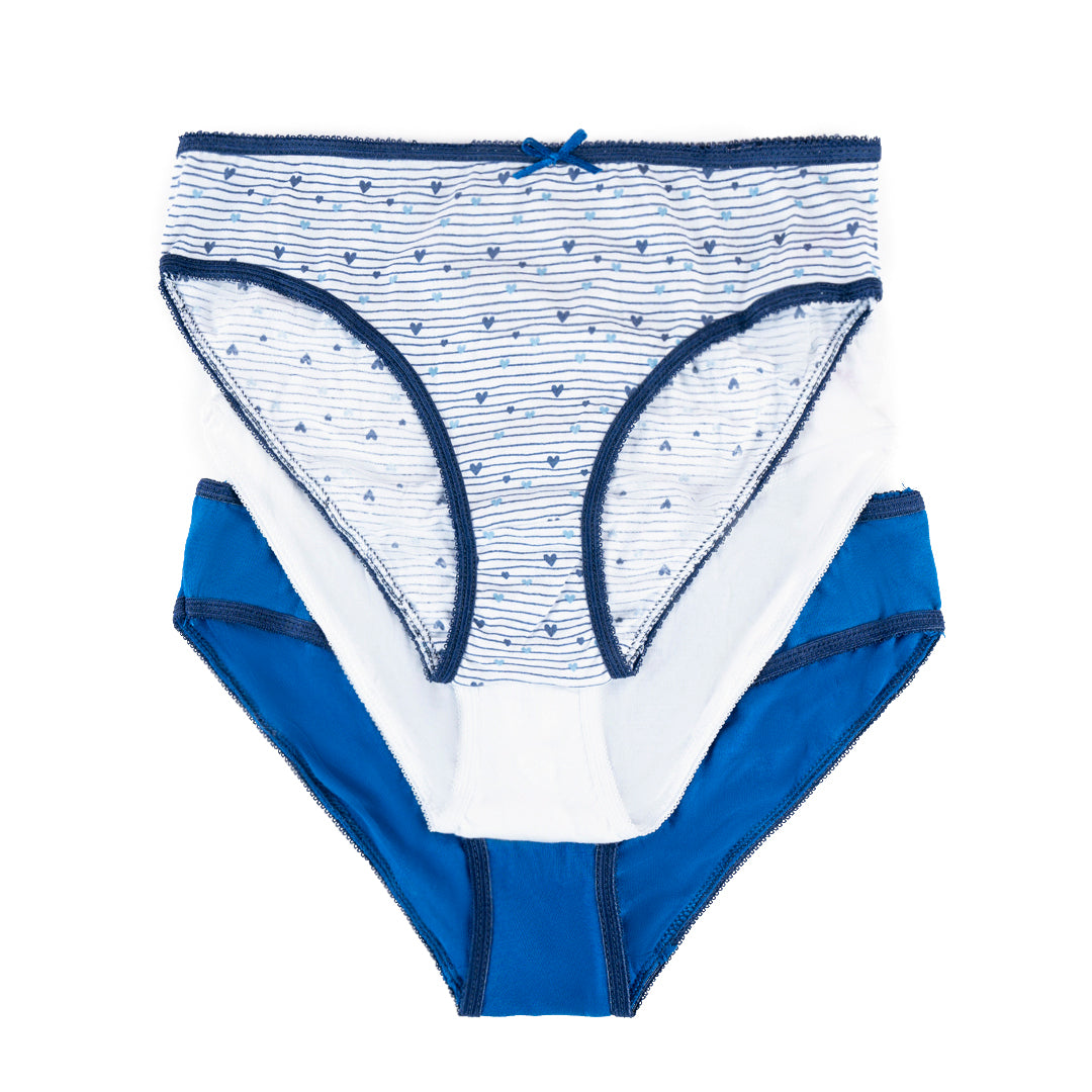 Belleza LingerieHigh Leg Panty Ps-07 (Pack Of 3)