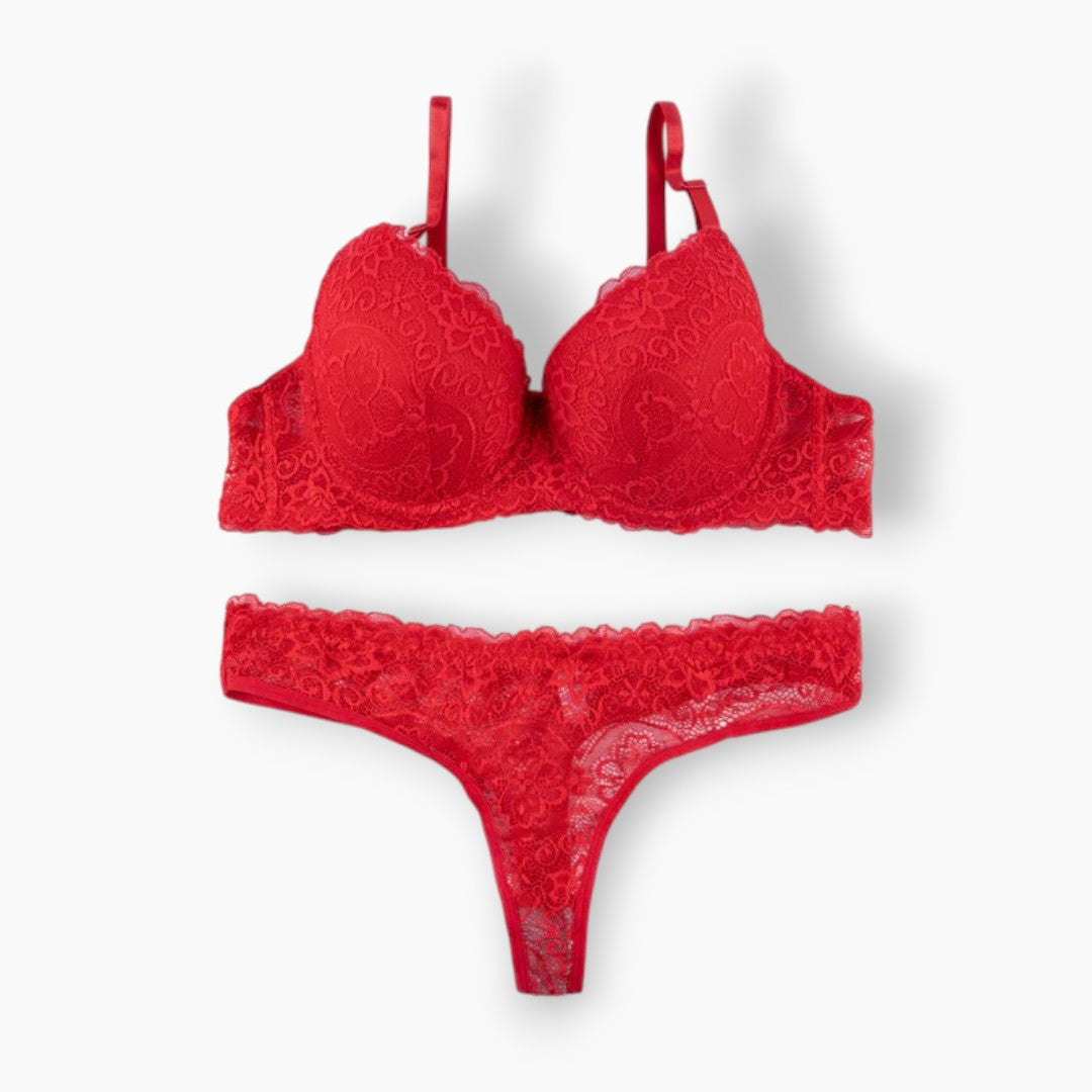 Belleza Lingerie Padded Wired Bra Set - A3130