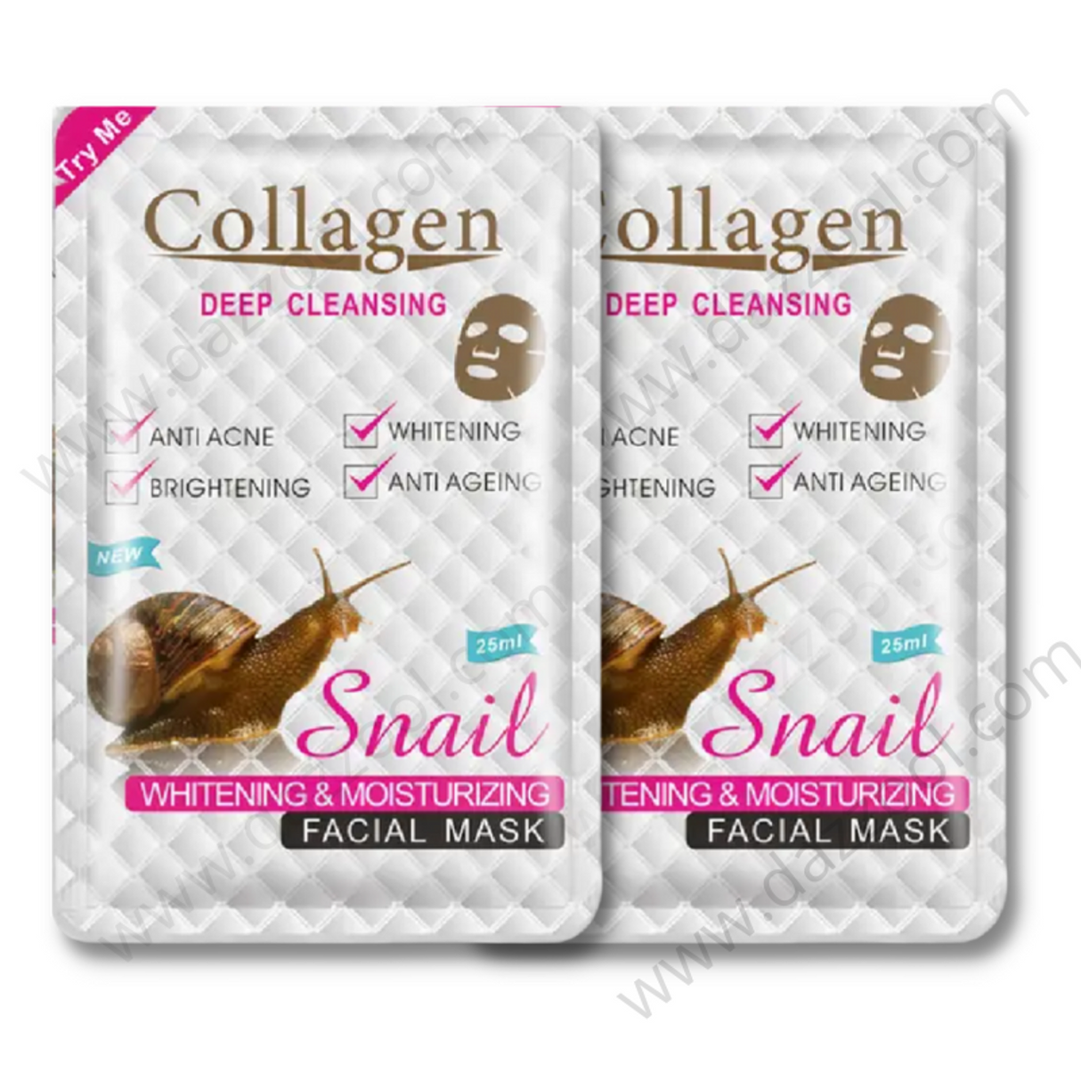 PEI MEI SNAIL & COLLAGEN FACIAL MASK 1'S