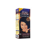 Poly Hair Color -  45 Natural Black (45ml+36ml)