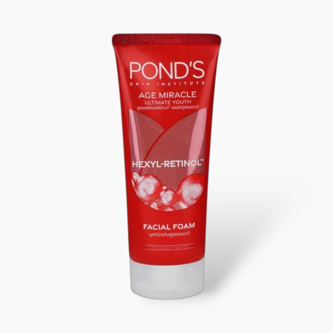 Ponds Age Mircle Youth Hexyl Retinol Facial Foam 90g