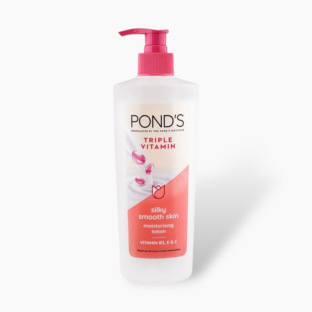 Ponds Triple Vitamin Silky Smooth Moisturising Lotion 400ml