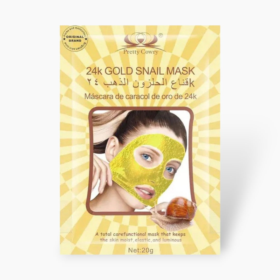 Pretty Cowry Gold 24K Mask 20G (Pack Of 10)