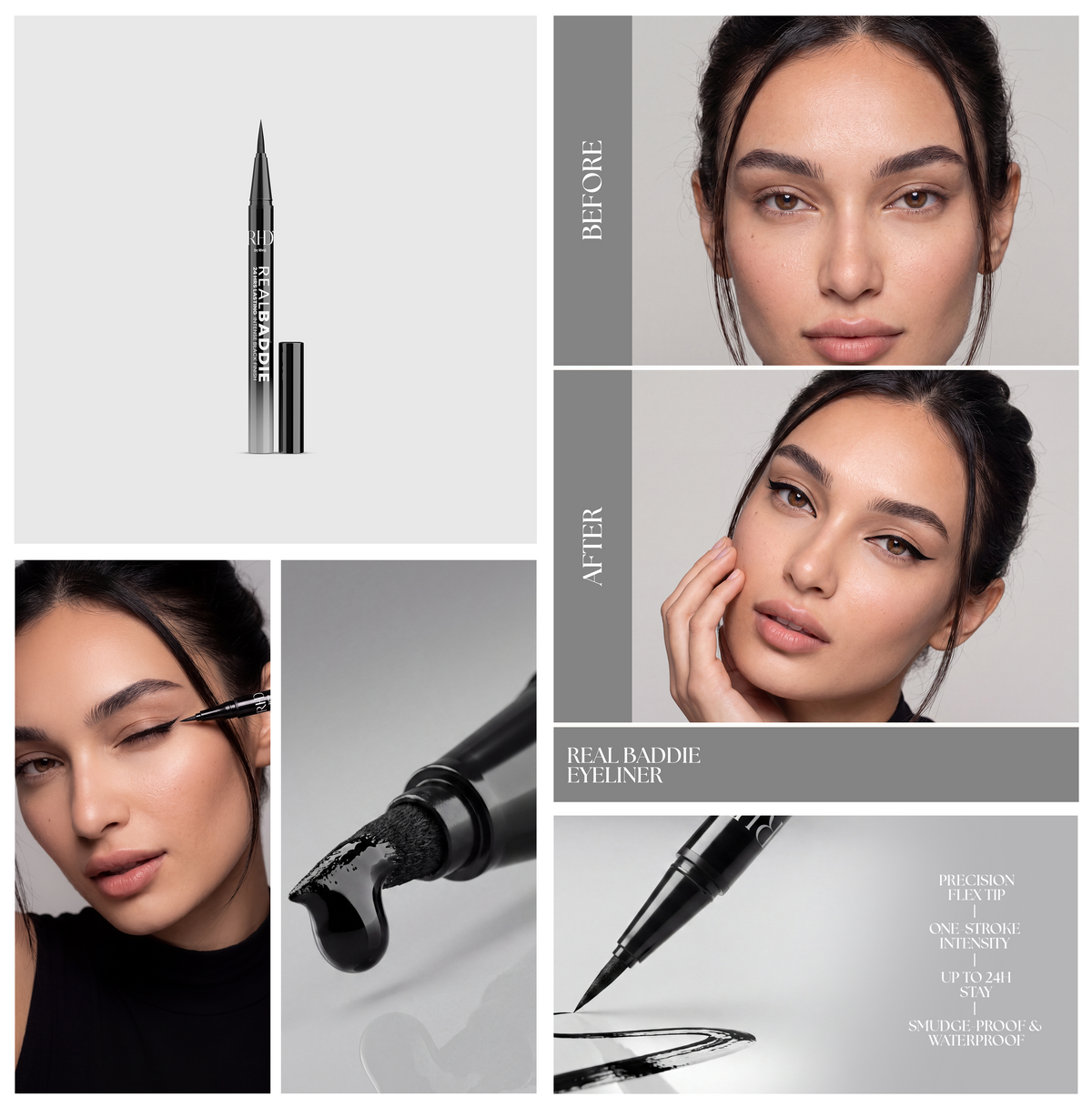 RHD Real Baddie 24 Hrs Lasting Eye Liner