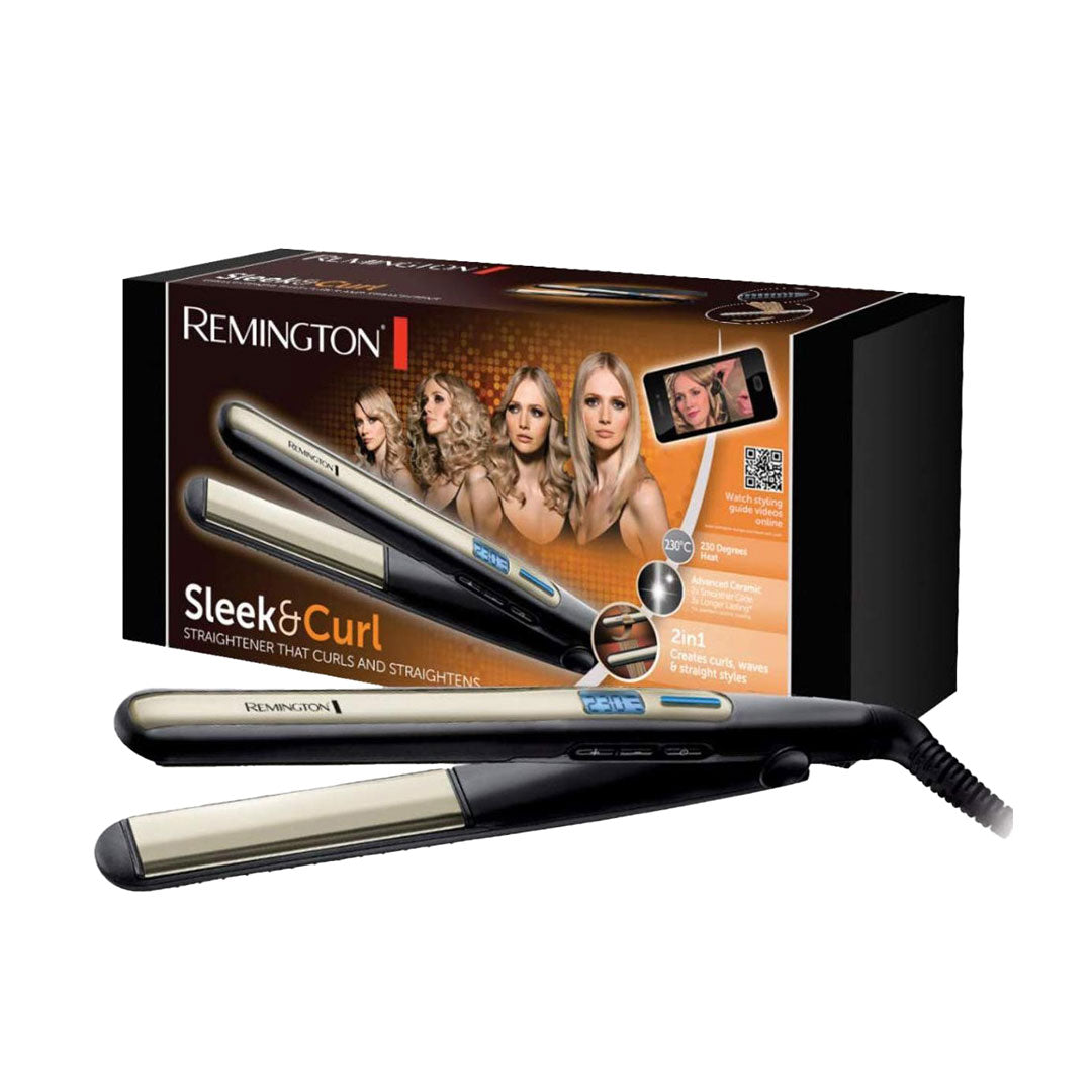 Remington Sleek & Curl Hair Straightener S-6500