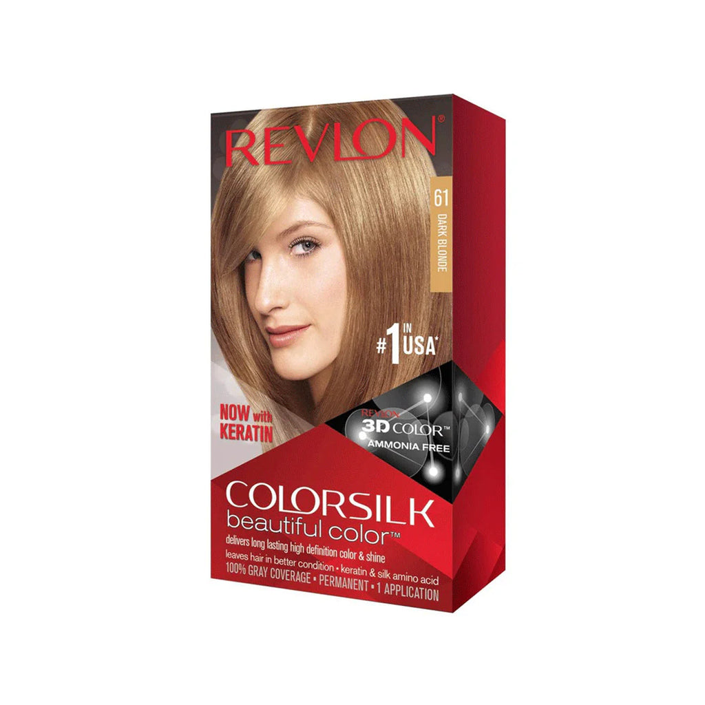 REVLON SILK 61 BLONDE HAIR COLOR 130ML