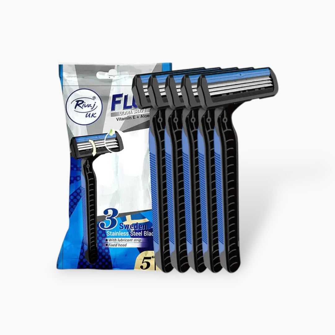 Rivaj Flux Razor - Men (Pack of 5)