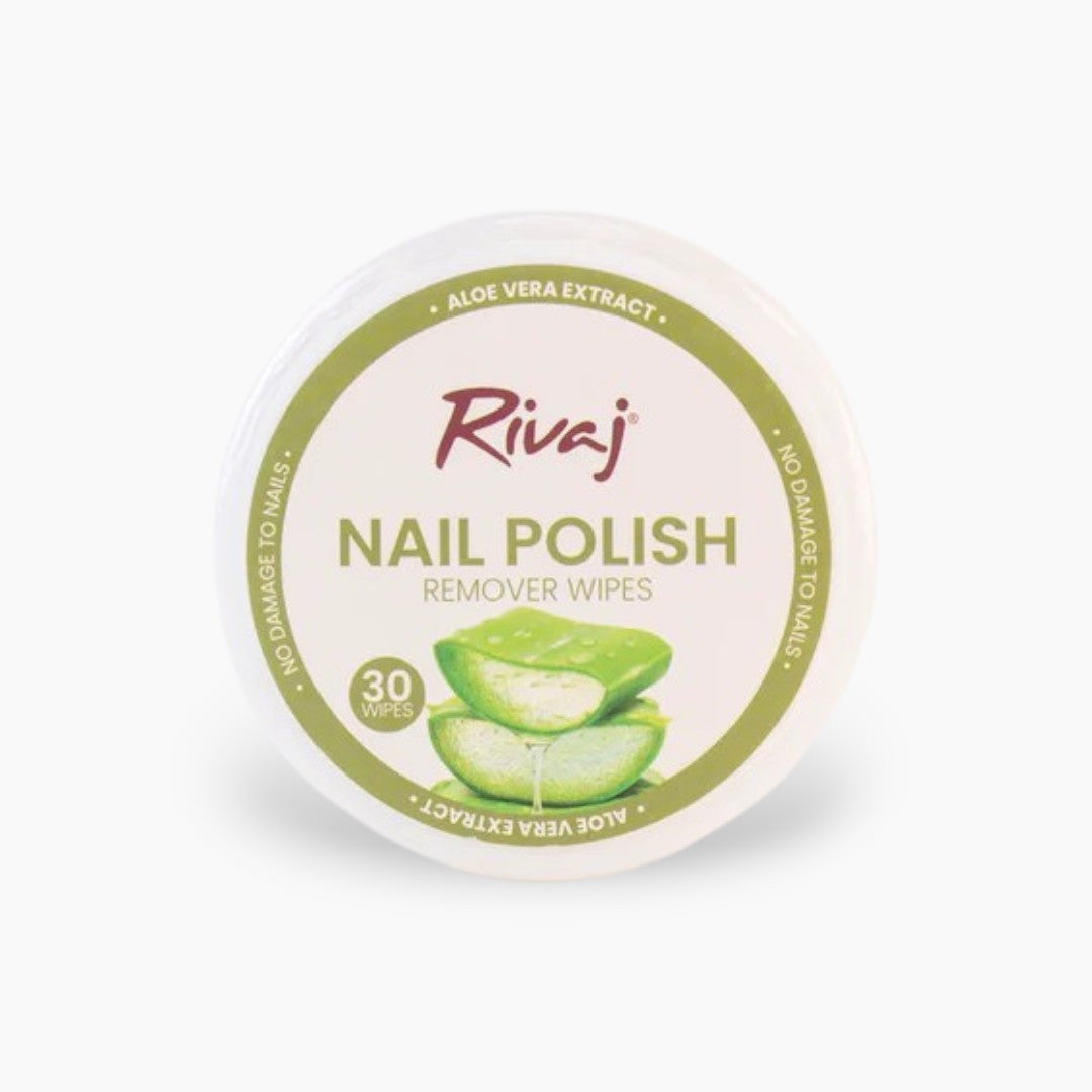 Rivaj Nail Polish Remover Wipes (Aloe Vera Extract)