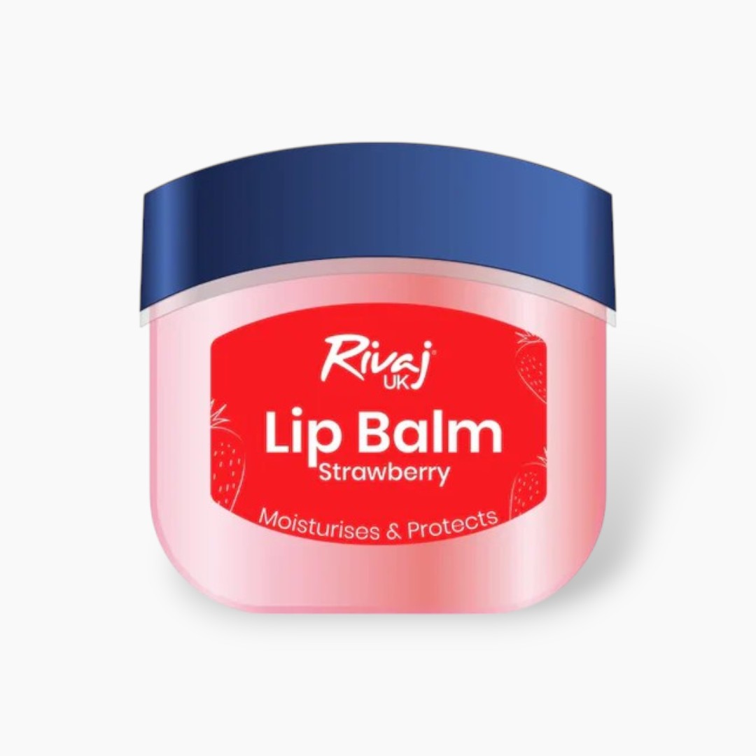 Rivaj Strawberry Jar Lip Balm (Pink Magic) 8g
