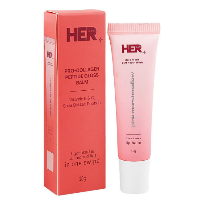 HER BEAUTY - PINK MARSHMALLOW LIP BALM