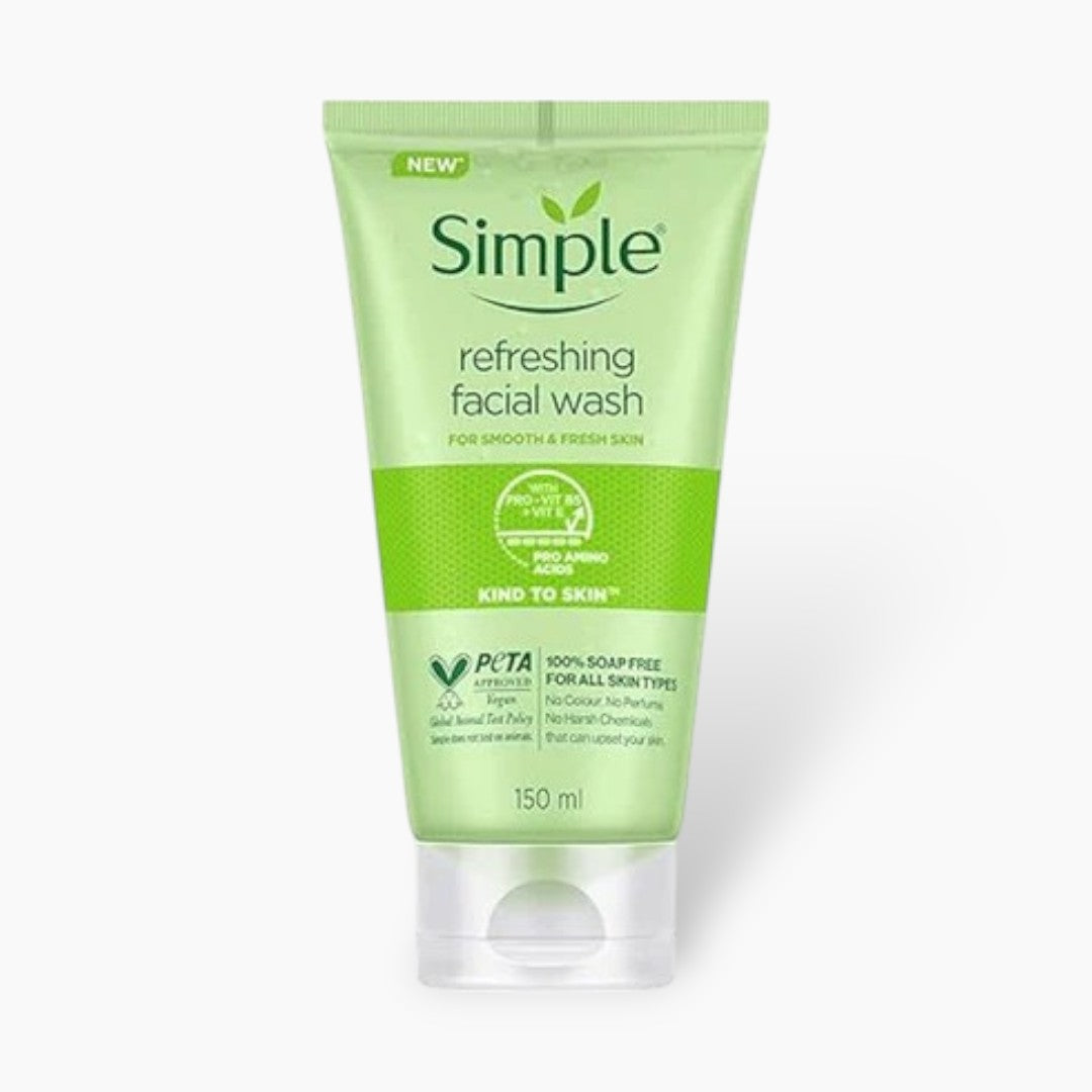 Simple Refreshing Kind To Skin Facial Gel Wash 150ml