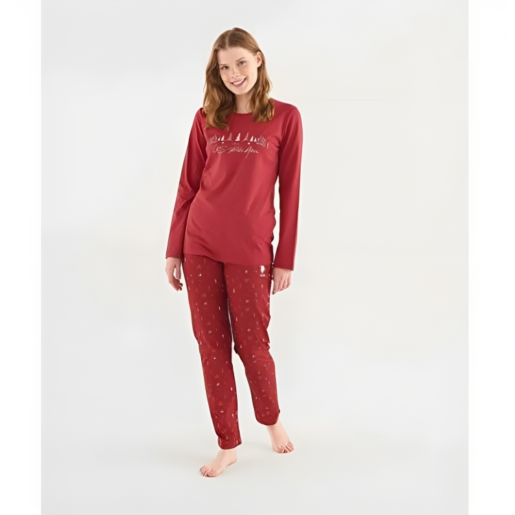 U.S. Polo Assn. Burgundy Pajama Suit 16833 RIOS