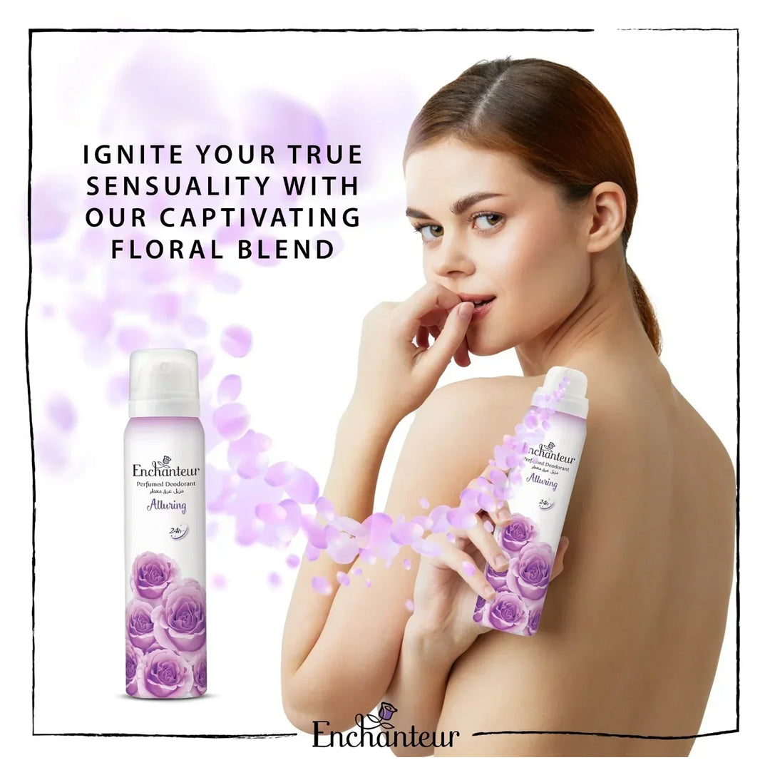 Enchanteur Alluring Perfumed Deo Body Spray For Women 150ml