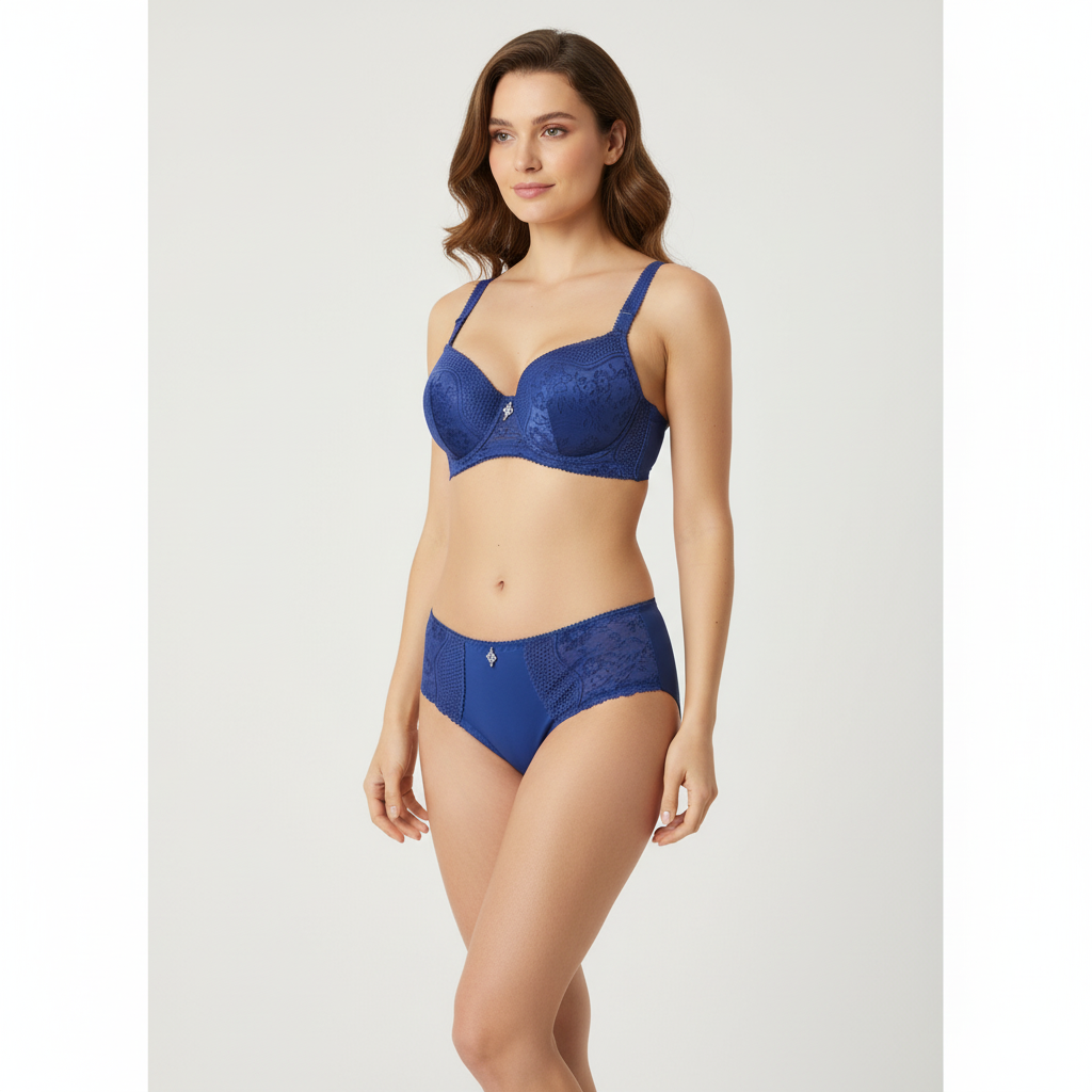 Belleza Lingerie Wire Padded Bra Set - 2107