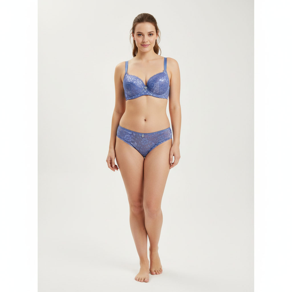 Belleza Lingerie Wire Padded Bra Set - 2101