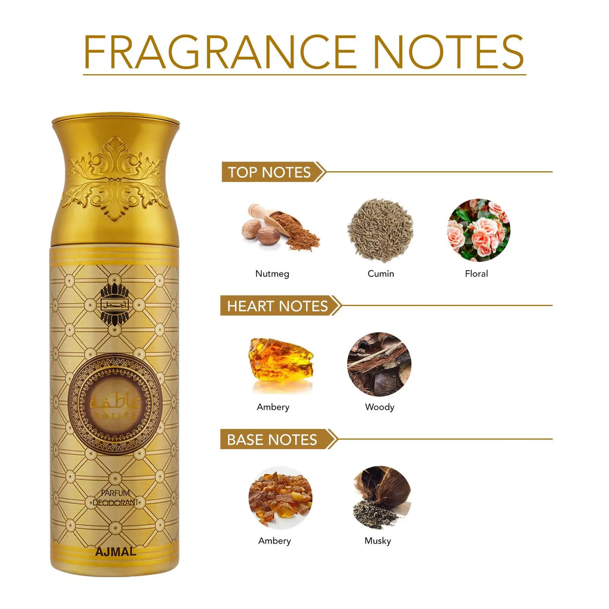 Ajmal Aatifa Body Spray 200ml